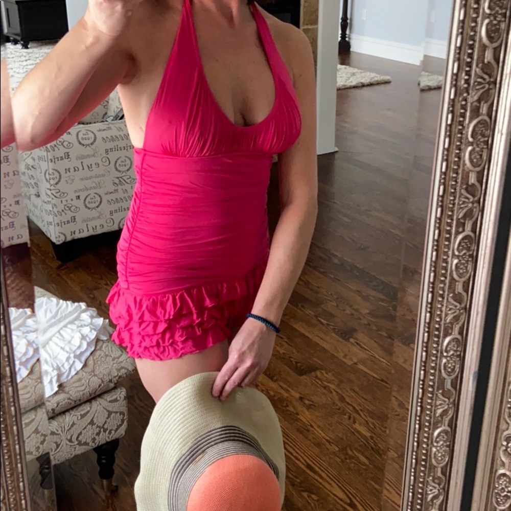 Juicy Couture Pink One Piece Swim Suit